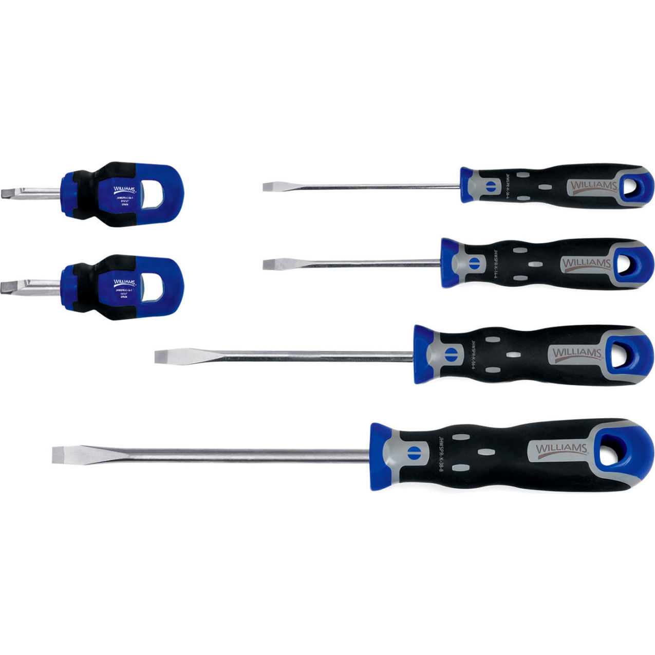 SuperTorque 6 Piece Combination Screwdriver Set, Round Shank