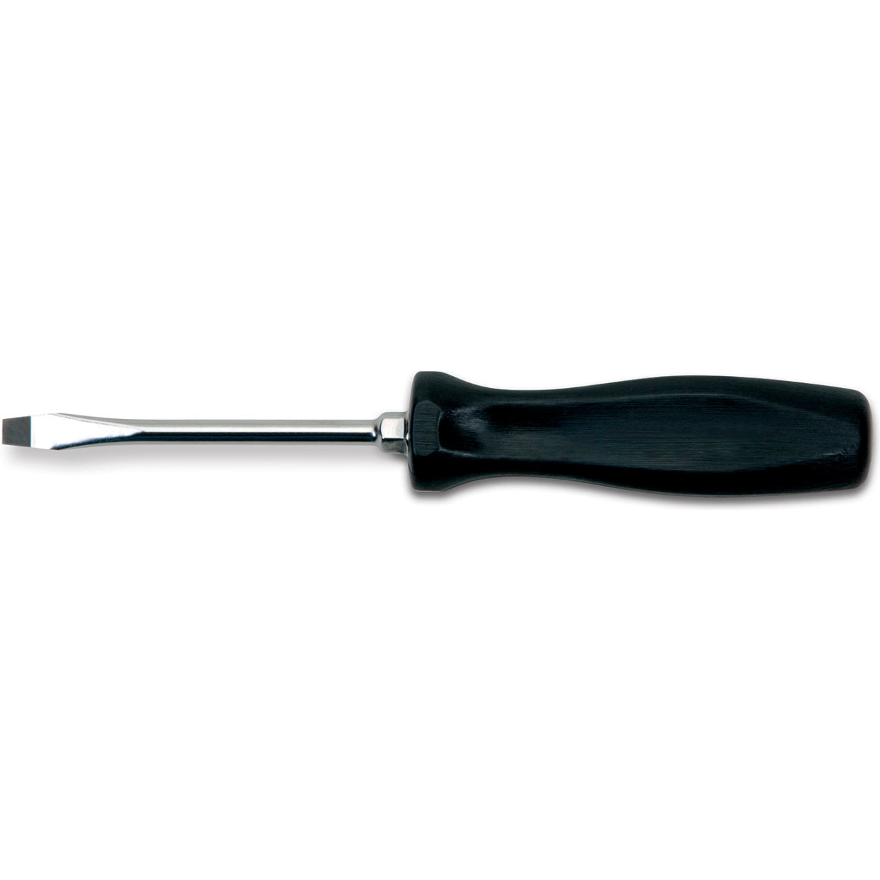 Round Shank Keystone Slotted Screwdriver, 1/4" Tip x 4" Blade Length