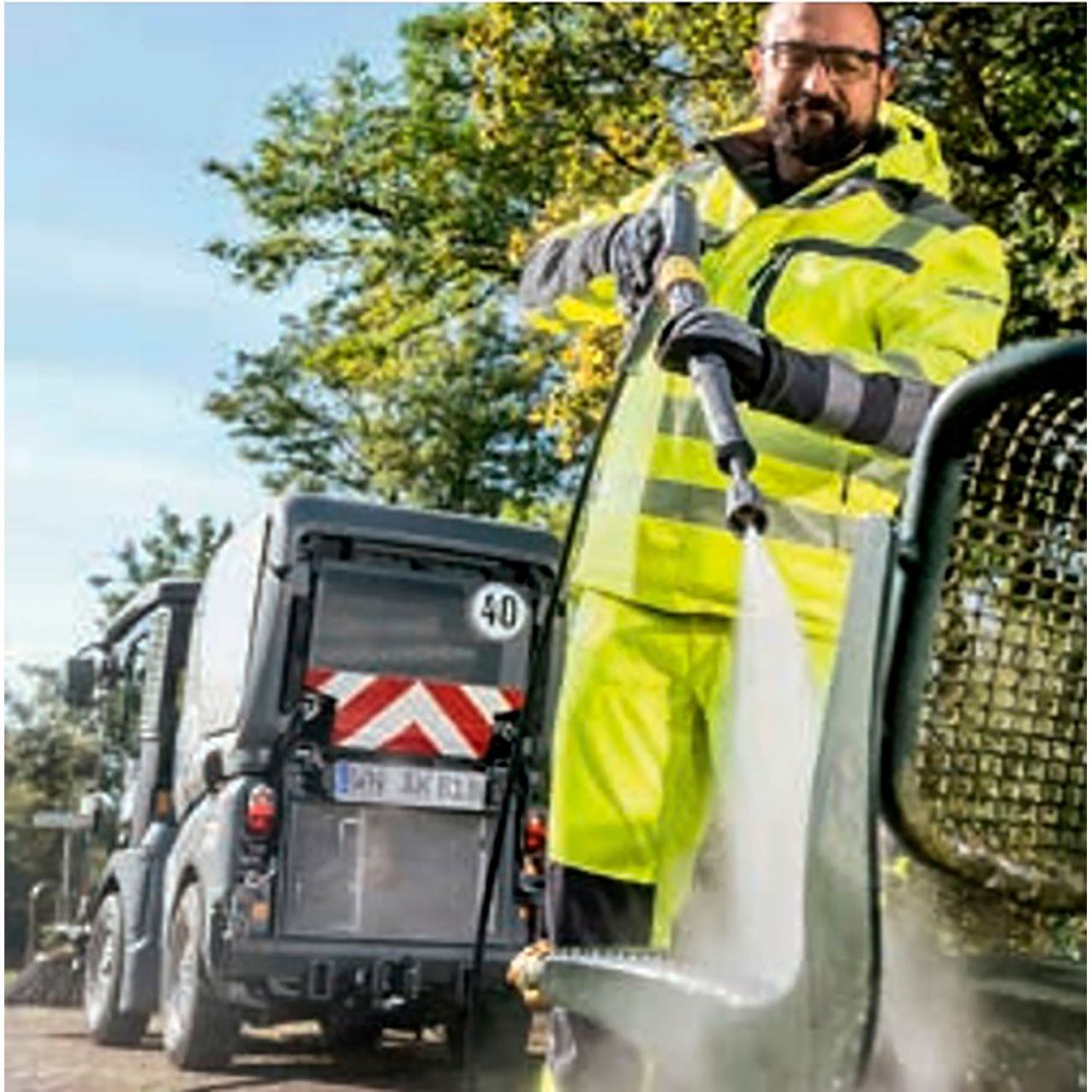 Municipal High Pressure Cleaner For MC 150 Sweeper