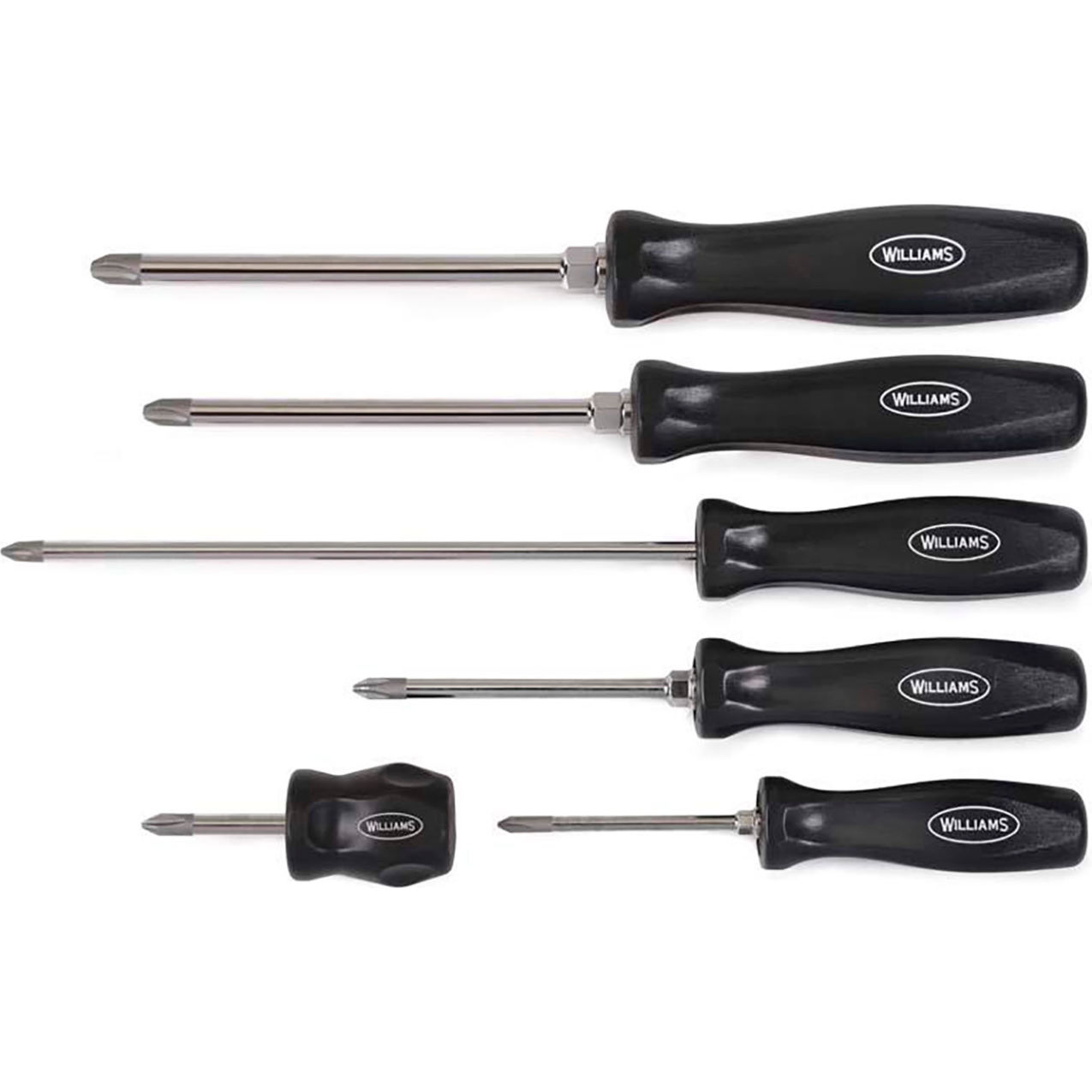 Endurogrip Phillips Screwdriver Set, #1 to #4-Point, 6 Piece