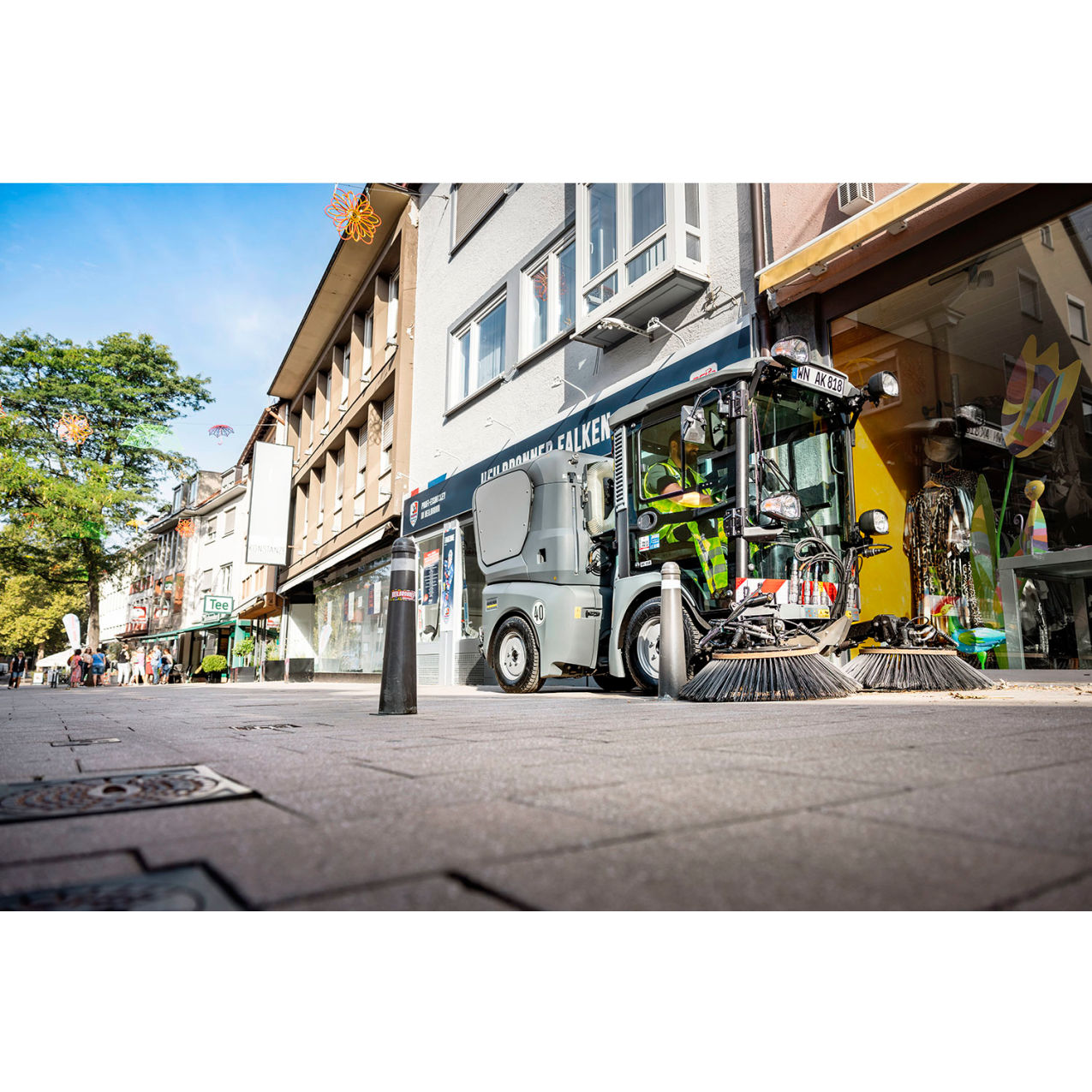 Municipal MC 150 Multifunction Vacuum Diesel Sweeper with 2 Brush System, 96" Cleaning Width