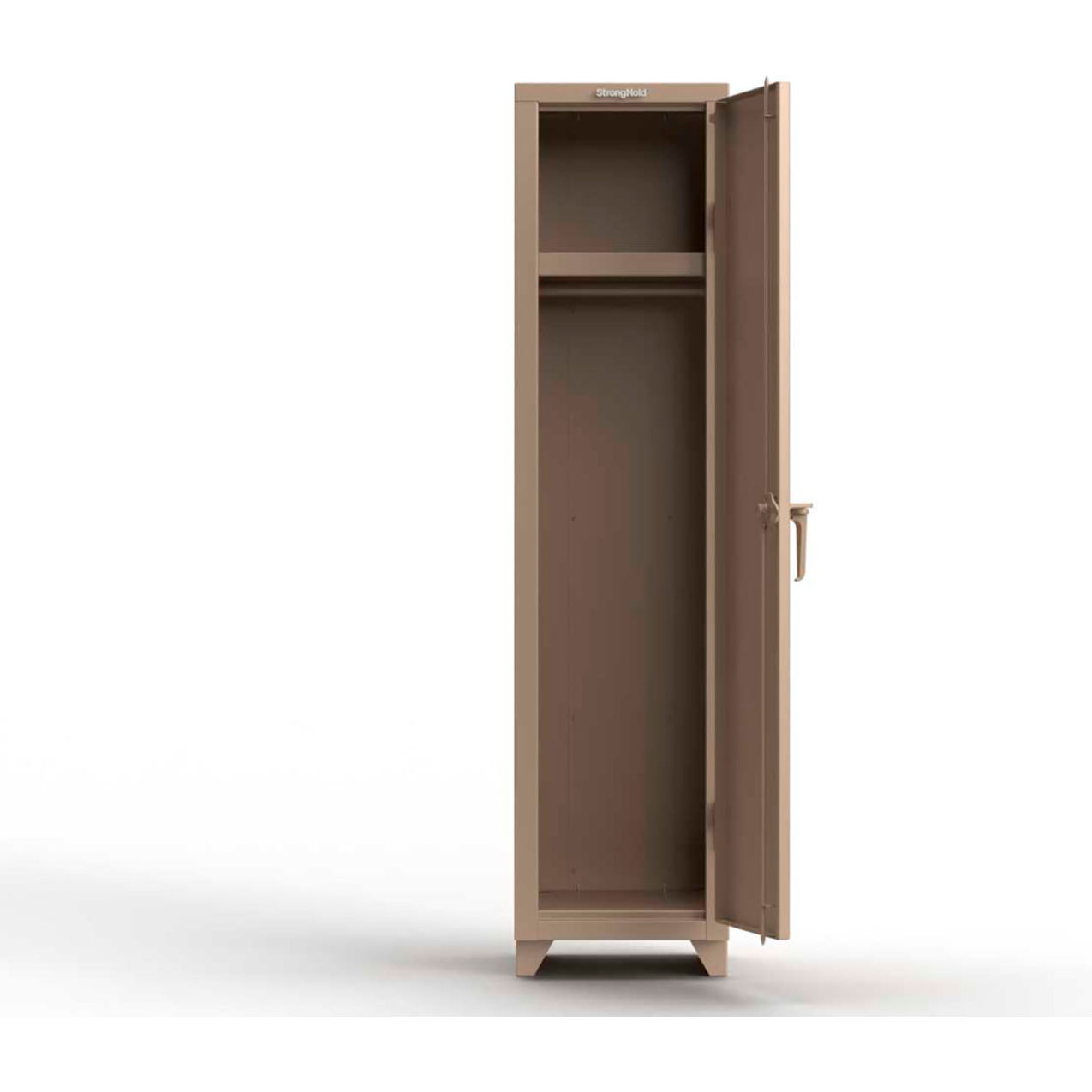1-Tier 1 Door Extra Heavy Duty Locker, 18"W x 18"D x 75"H, Beige, Assembled