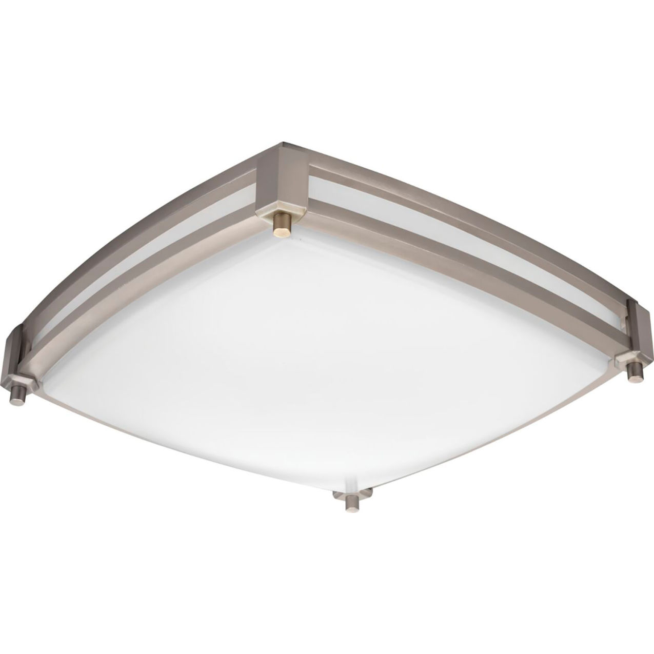 Saturn FMSATL 13" Switchable Flush Mount, 18W, 2700K to 5000K, Brushed Nickel