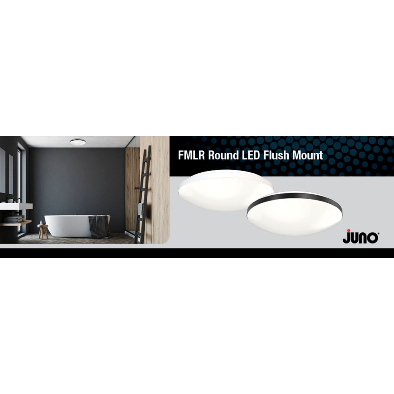 11" Round Flush Mount, 18W, 2700K to 5000K, White