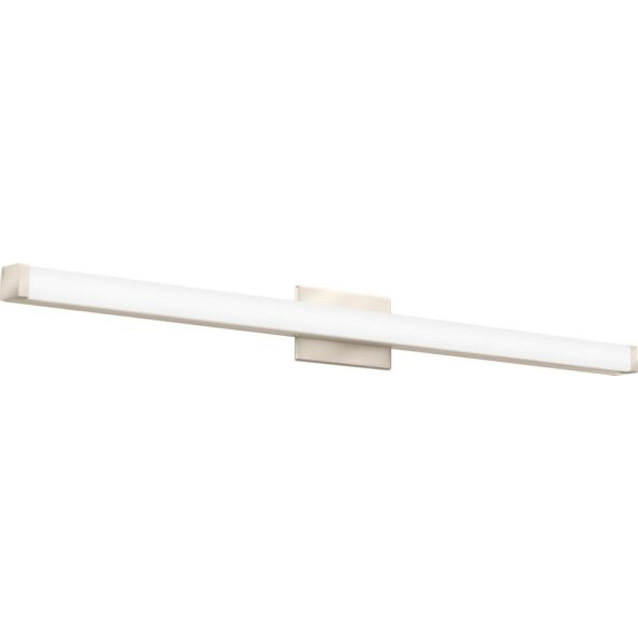 Contemporary Vanity Light, 35.18W, 45-1/16"L, Brushed Nickel