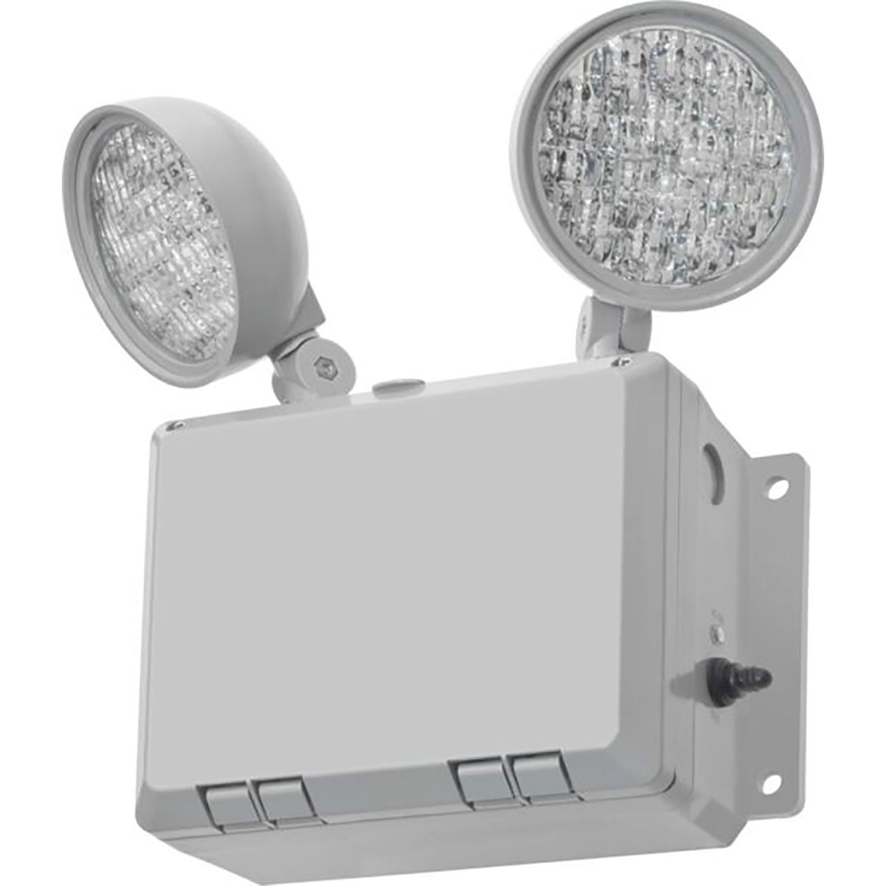 Indura Wet Location Emergency Light, 9.6V, 1.9W, Gray