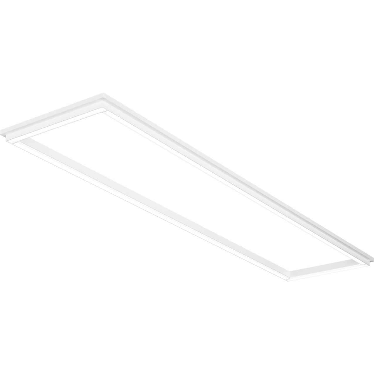 LED Flat Panel, 3000/4000/5000 LM, 35K/40K/50K, 47-3/4"L x 12"W, White