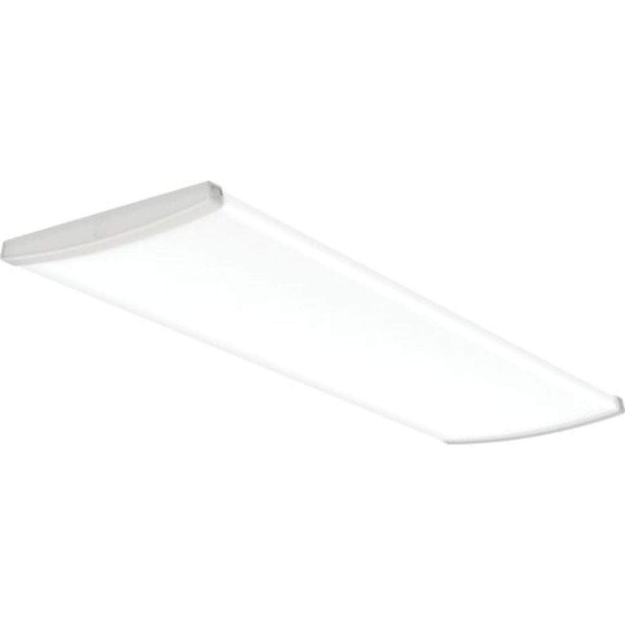 48" Wide Body LED Wraparound, Curved Microprismatic Diffuser, 30K/40K/50K, White