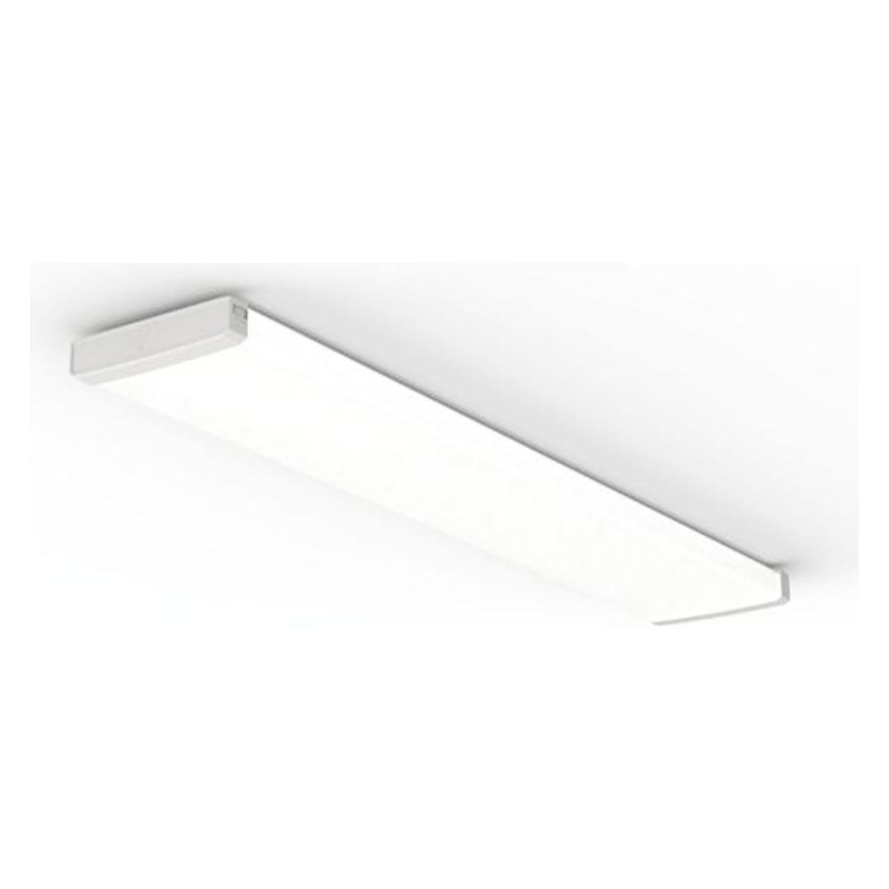 48" Medium Body LED Wraparound, Flat Microprismatic Diffuser, 30K/40K/50K, White