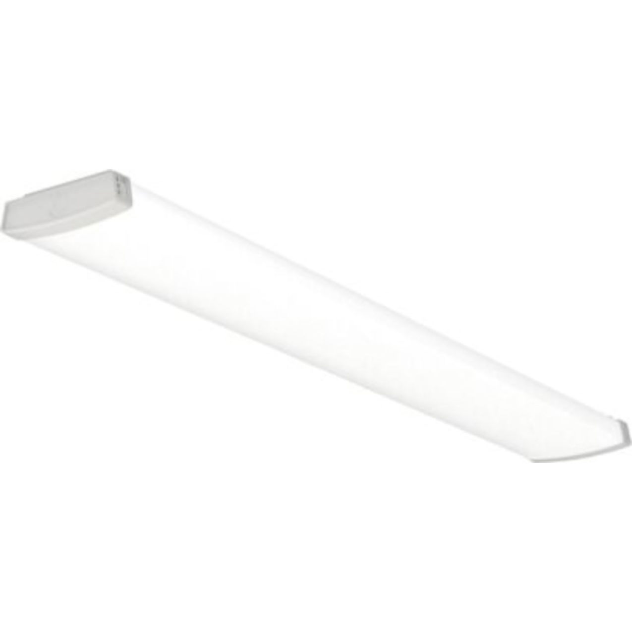 48" Narrow Body LED Wraparound, Curved Microprismatic Diffuser, 30K/40K/50K, White