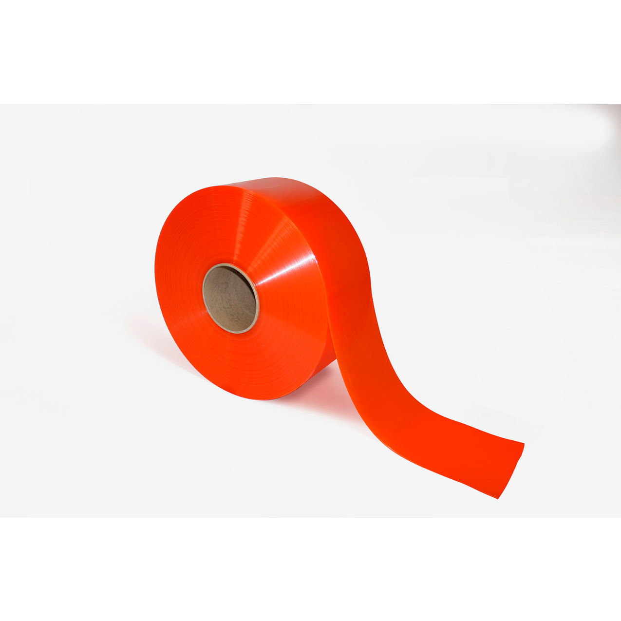Clear-Flex II Vinyl Bulk Roll, Smooth, .08" Thick, 8"W x 300'H, Hi-Viz Orange