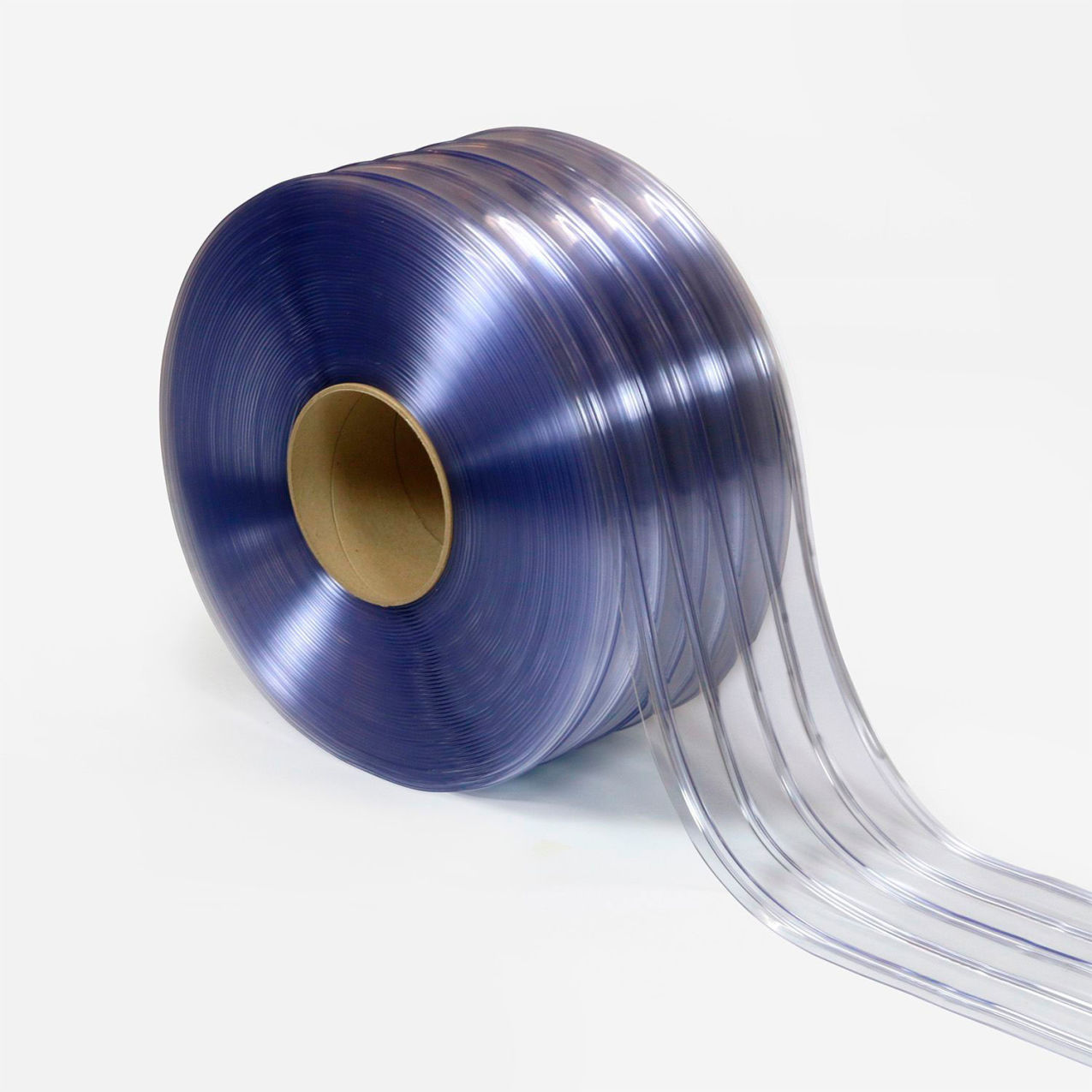 Clear-Flex II Vinyl Bulk Roll, Ribbed Low -Temp Armor-Seal, .150" Thick, 16"W x 100'H