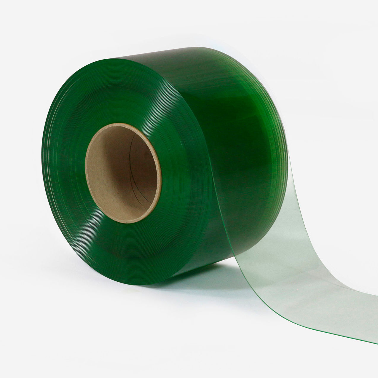 Clear-Flex II Vinyl Bulk Roll, Anti-Static Smooth, .08" Thick, 8"W x 300'H, Light Green
