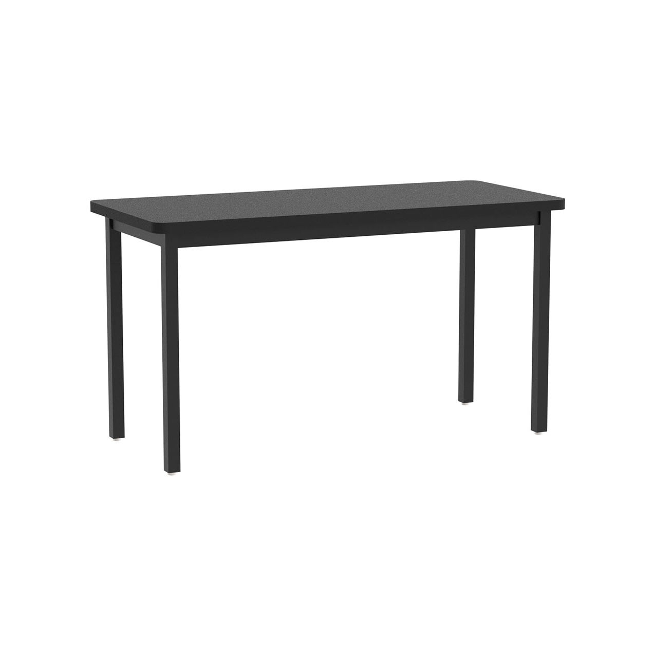 Diversified Spaces Multi-Purpose Table, HPL Top, 54"L x 24"W x 30"H, Black