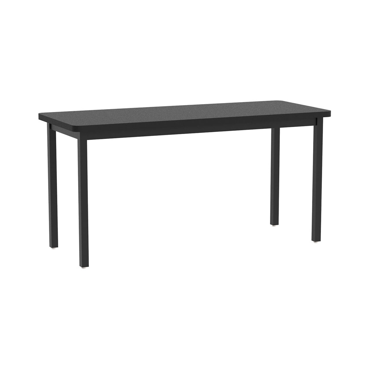 Multi-Purpose Table, HPL with 3mm Edge Top, 60"L x 24"W x 30"H, Black