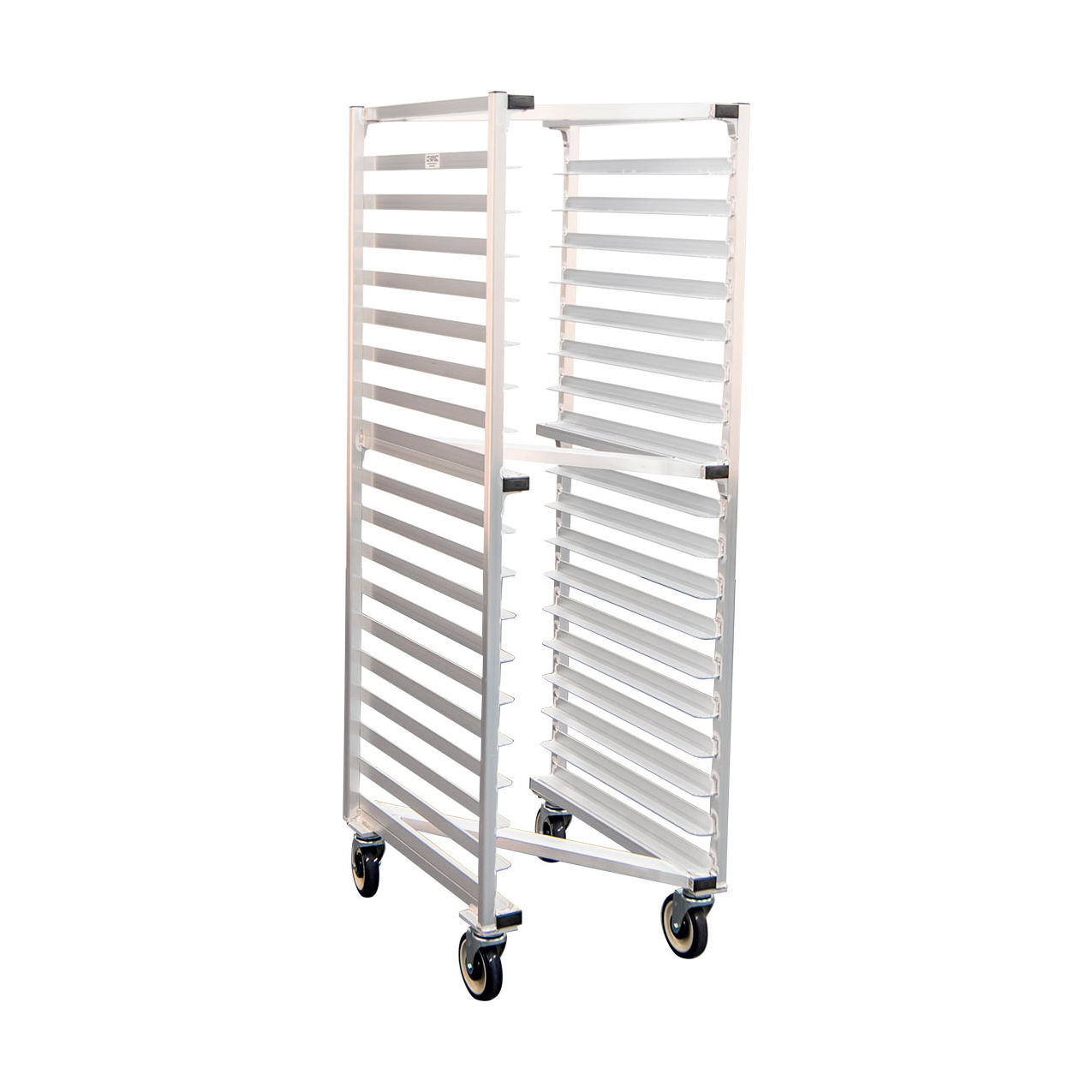 New Age Industrial Nesting Z Type Sheet Pan Rack, 18 Pan Capacity, 20-3/8"W x 26"D x 64-3/4"H