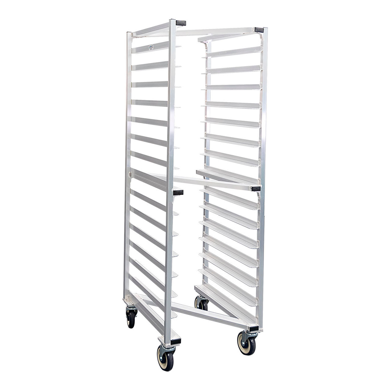 Nesting Z Type Sheet Pan Rack, 15 Pan Capacity, 20-3/8"W x 26"D x 69-3/4"H