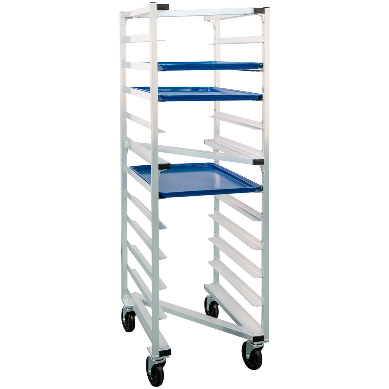 New Age Industrial Nesting Z Type Sheet Pan Rack, 11 Pan Capacity, 20-3/8"W x 26"D x 64-3/4"H