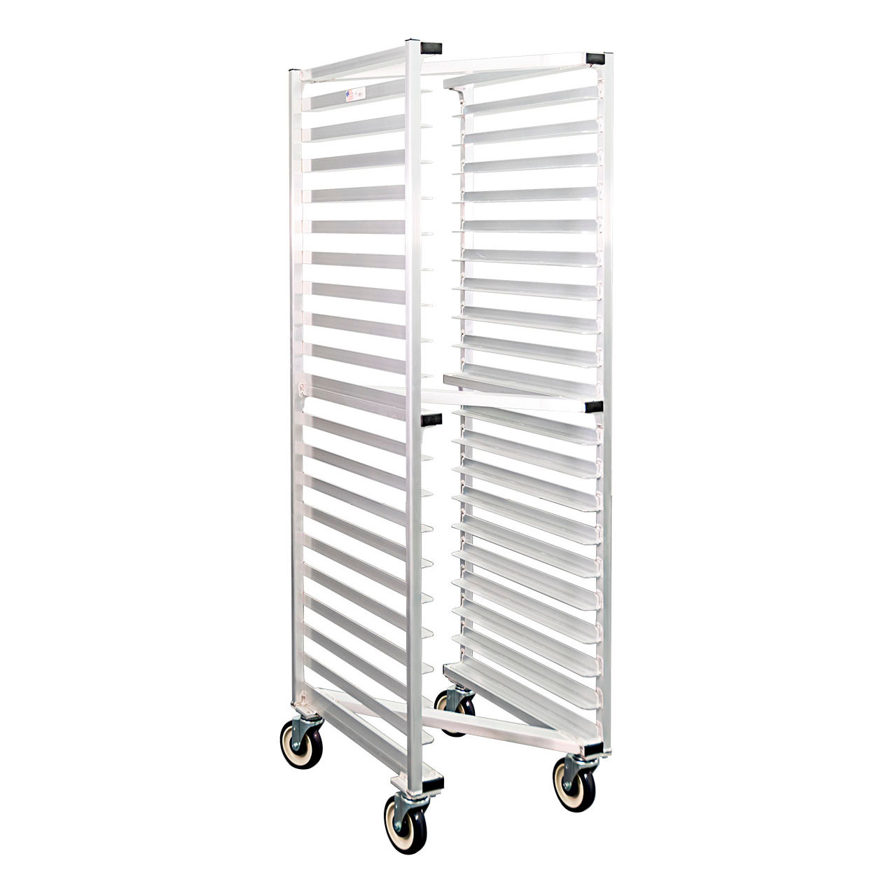 Nesting Z Type Sheet Pan Rack, 20 Pan Capacity, 20-3/8"W x 26"D x 69-3/4"H