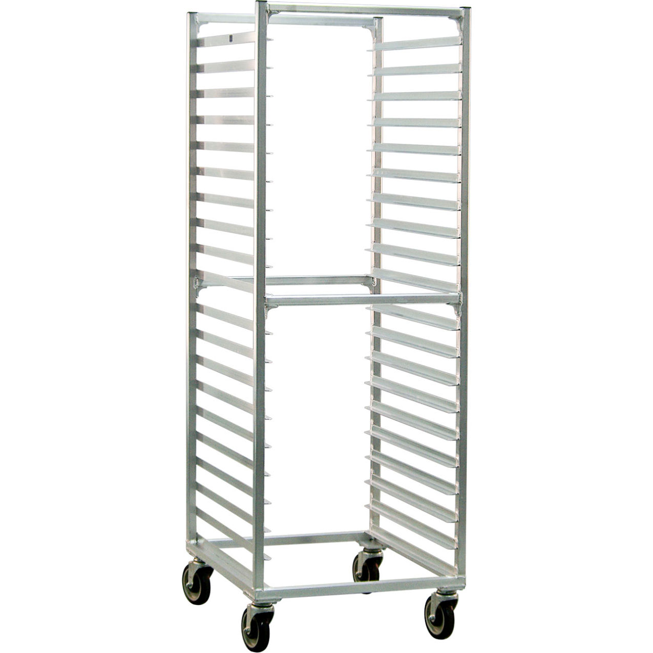 Aluminum Steam Table Pan Racks, 36 Pan Capacity, 23-7/8"W x 27"D x 69-3/4"H
