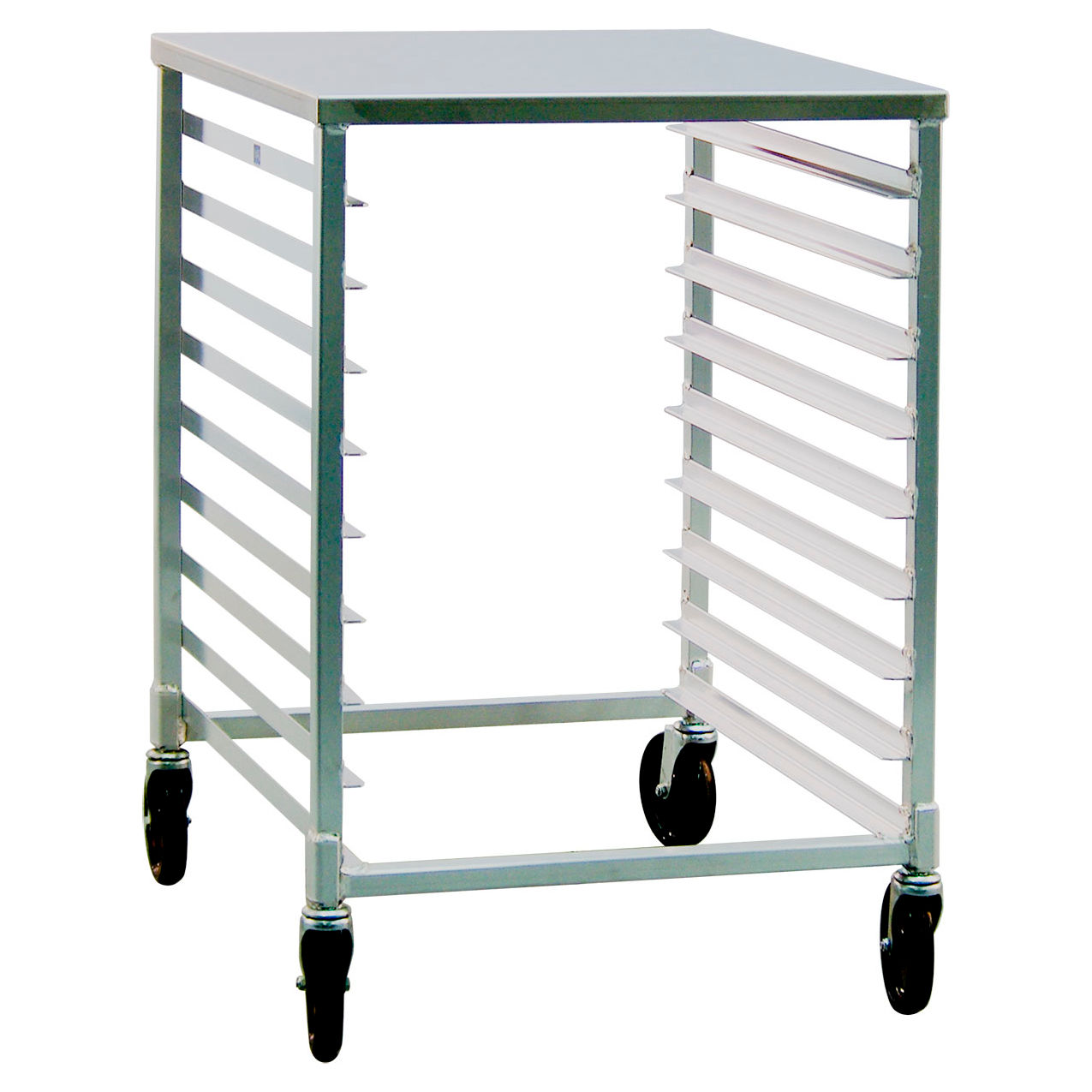 Aluminum Steam Table Pan Racks, 16 Pan Capacity, 24-1/4"W x 27-3/8"D x 35"H