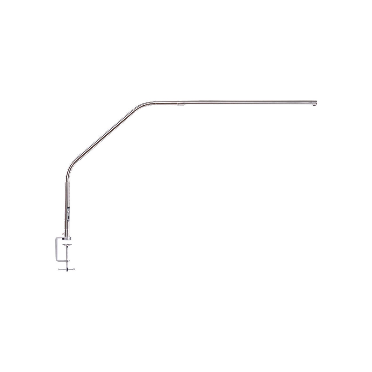 Daylight Slimline 4 Table LED Lamp, 13.6W, Brushed Steel