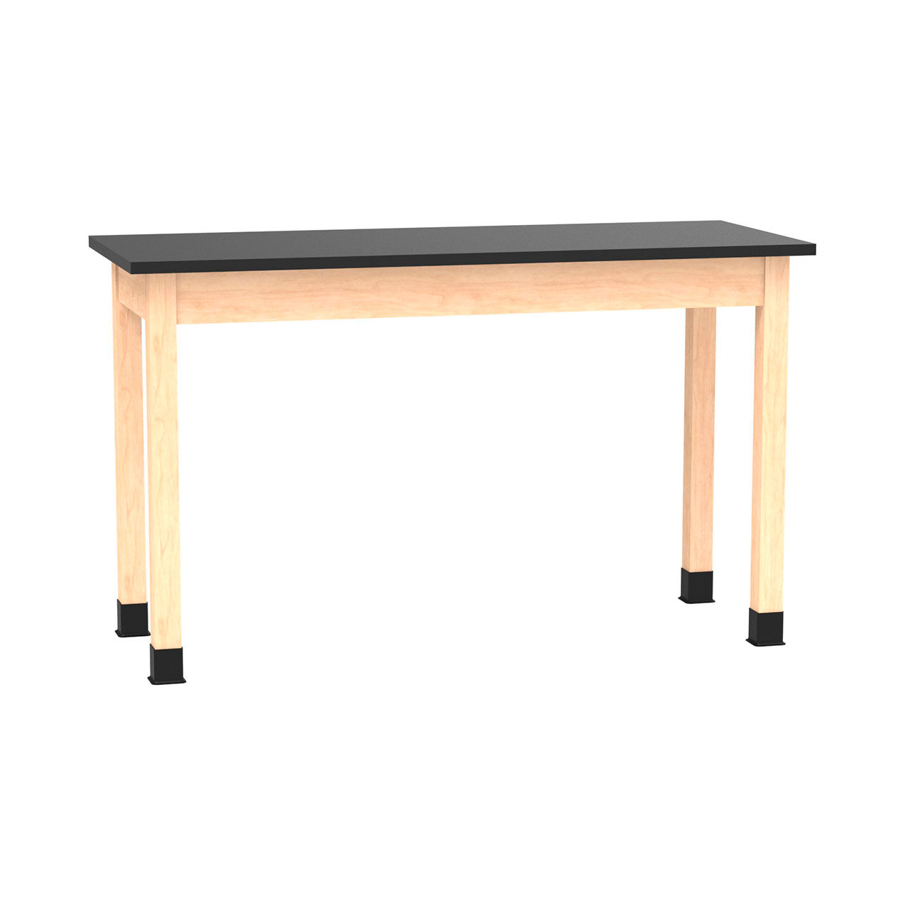 PerpetuLab Table with Epoxy Top, 60"L x 24"W x 36"H, Maple