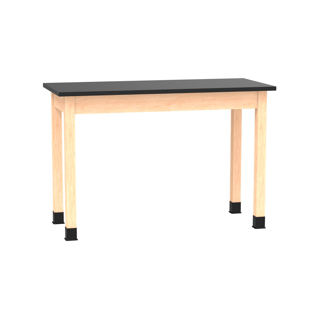 PerpetuLab Table with Epoxy Top, 24"W x 54"W x 36"H, Maple