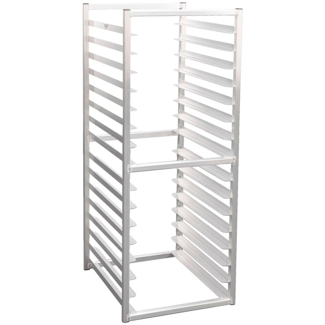 Aluminum Sheet Pan Insert Rack, 16 Pan Capacity, 20-3/8"W x 24"D x 51"H