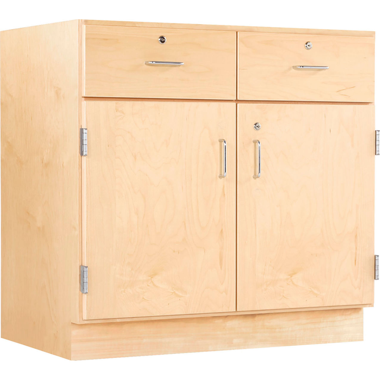 Signature Base Cabinets with 2 Drawers, 36"W x 22"D x 35"H, Maple