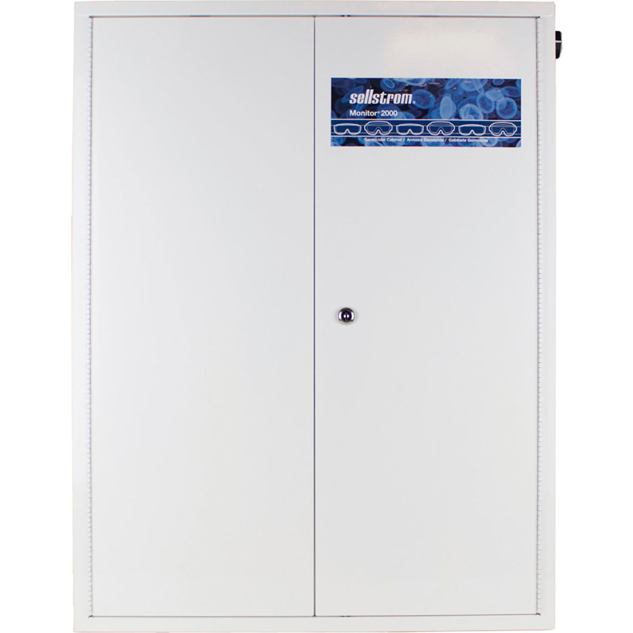 Protocol Eye Safety Cabinet, 24-1/2"W x 9-1/4"D x 32"H, Metal