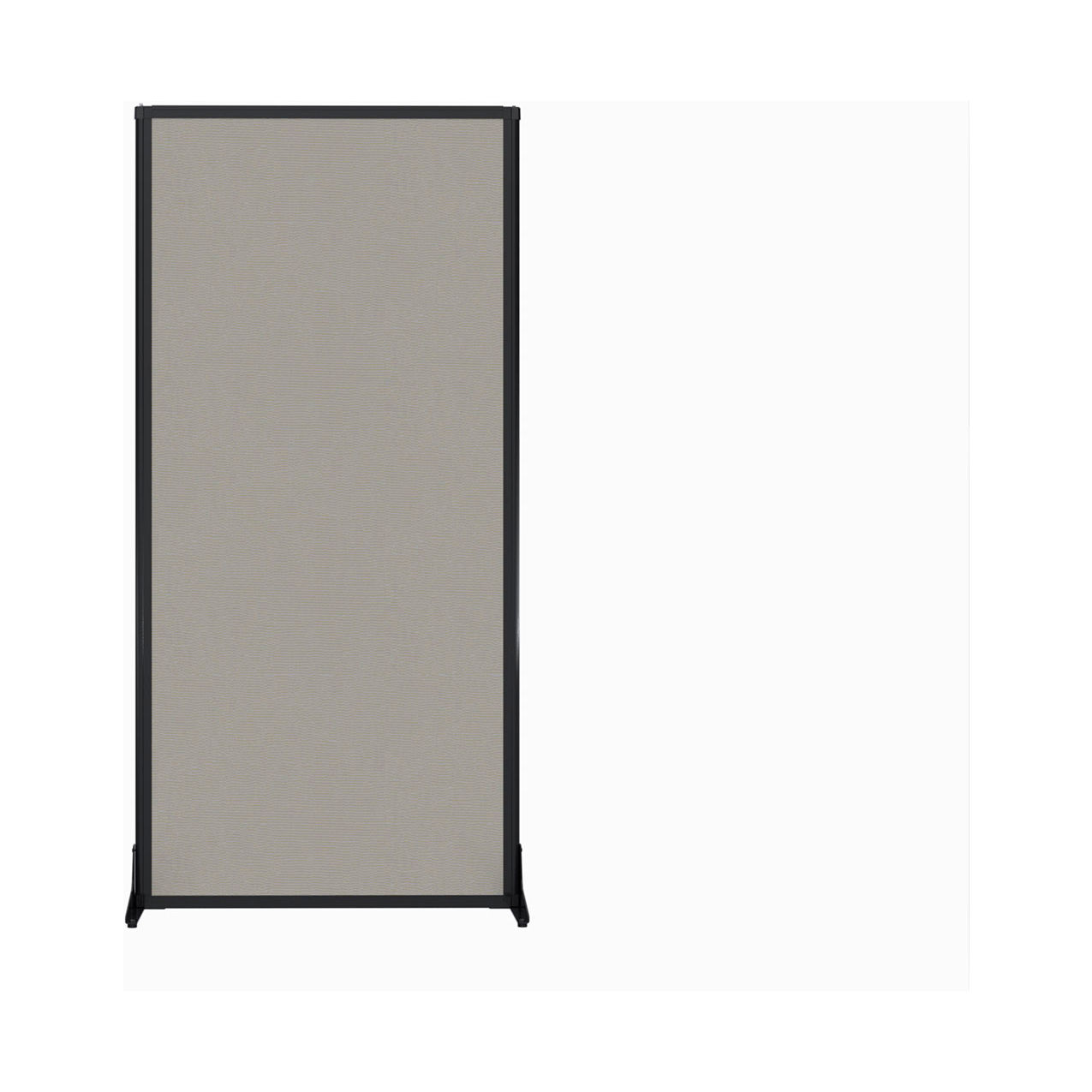 Versare Work Station Screen, 33"W x 70"H, Sand Fabric