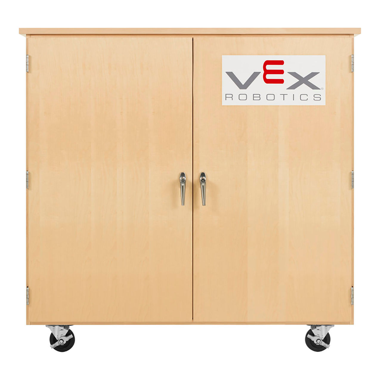 Robotics Storage Cabinet, 50"W x 24"D x 53"H, Maple