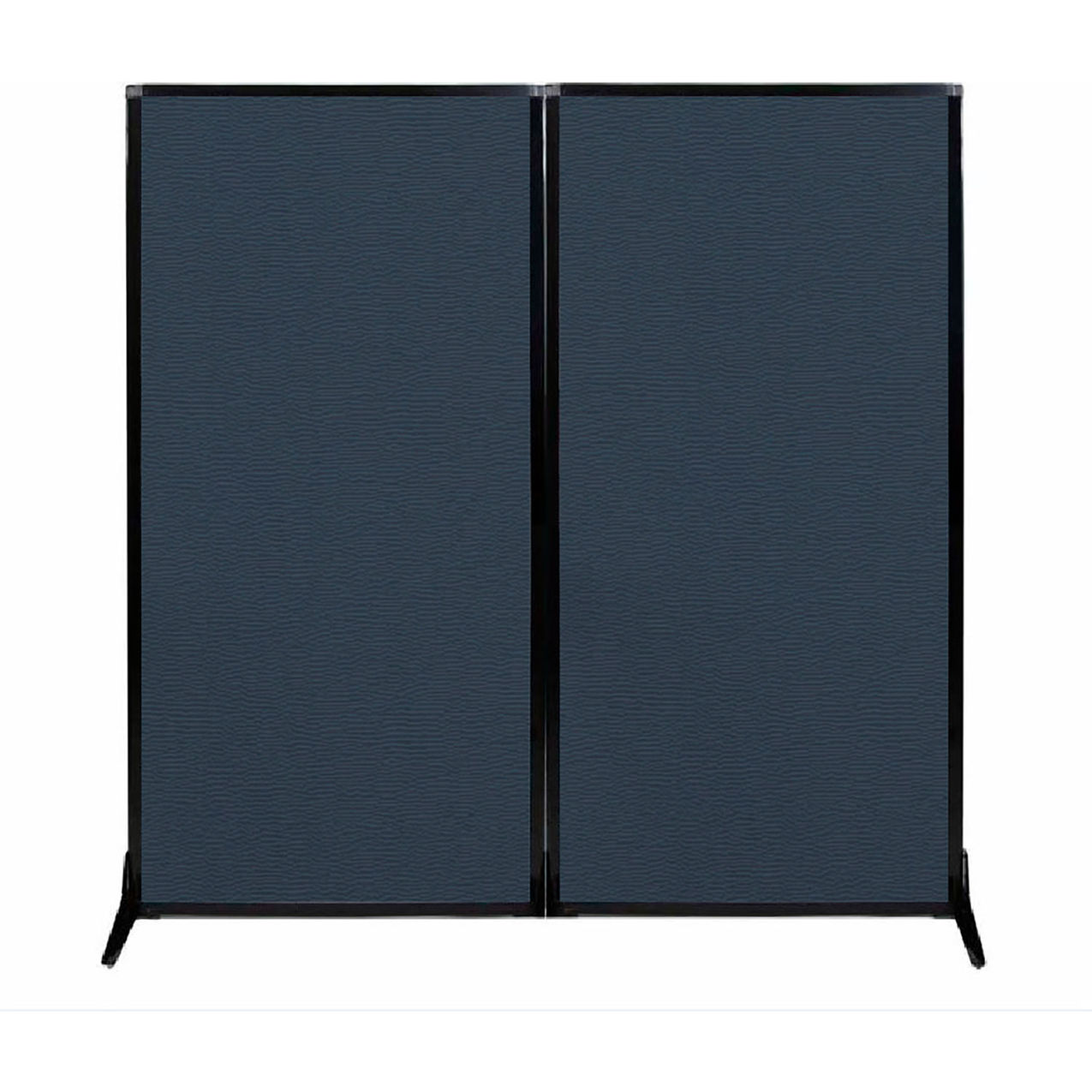 Work Station Screen, 66"W x 70"H, Ocean Fabric