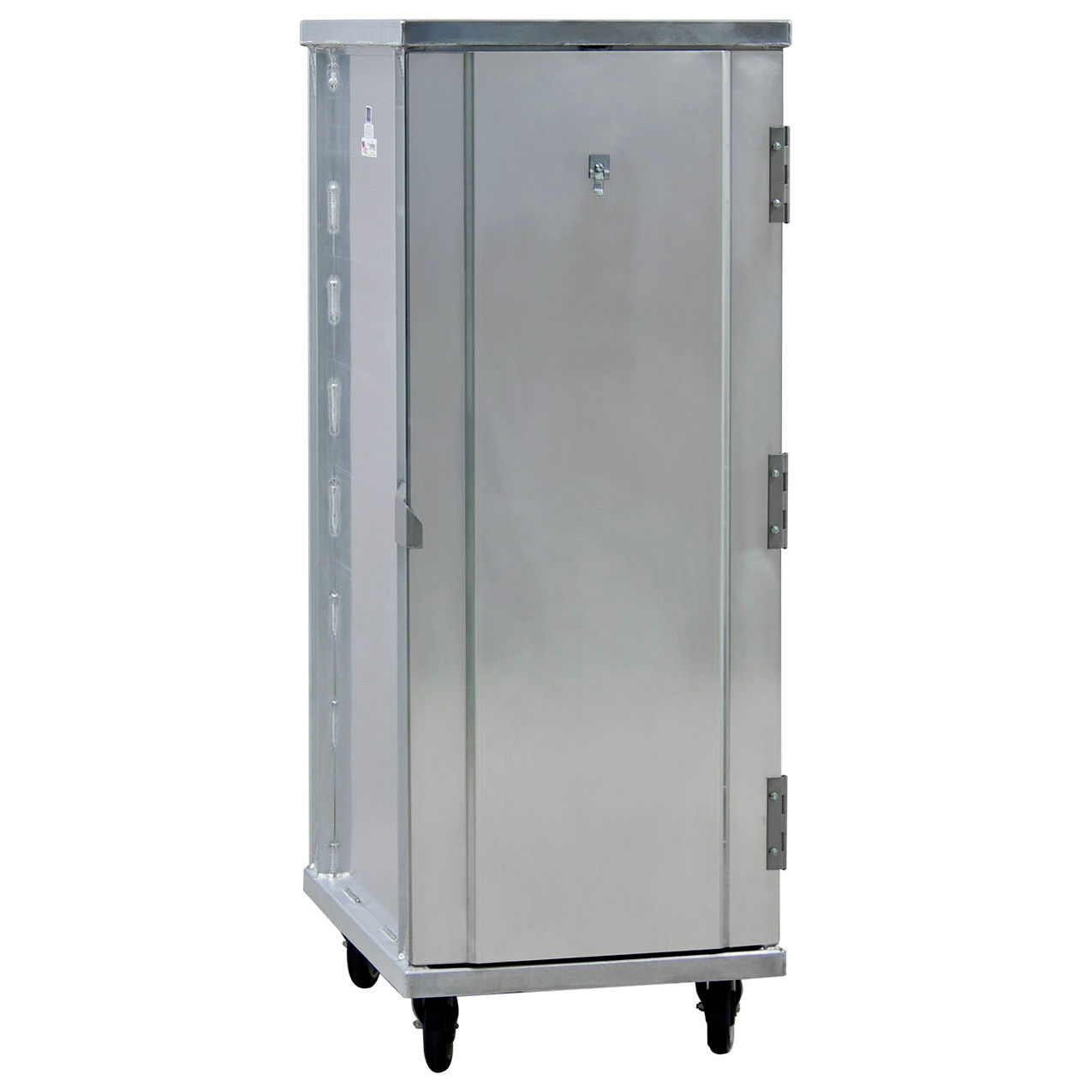 Heavy Duty Enclosed Cabinet, 56"H, 32 Pan Capacity, Aluminum