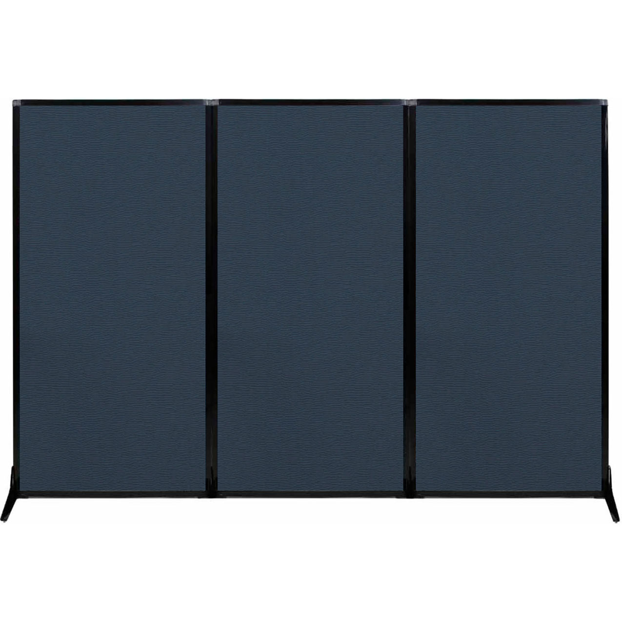 Work Station Screen, 99"W x 70"H, Ocean Fabric
