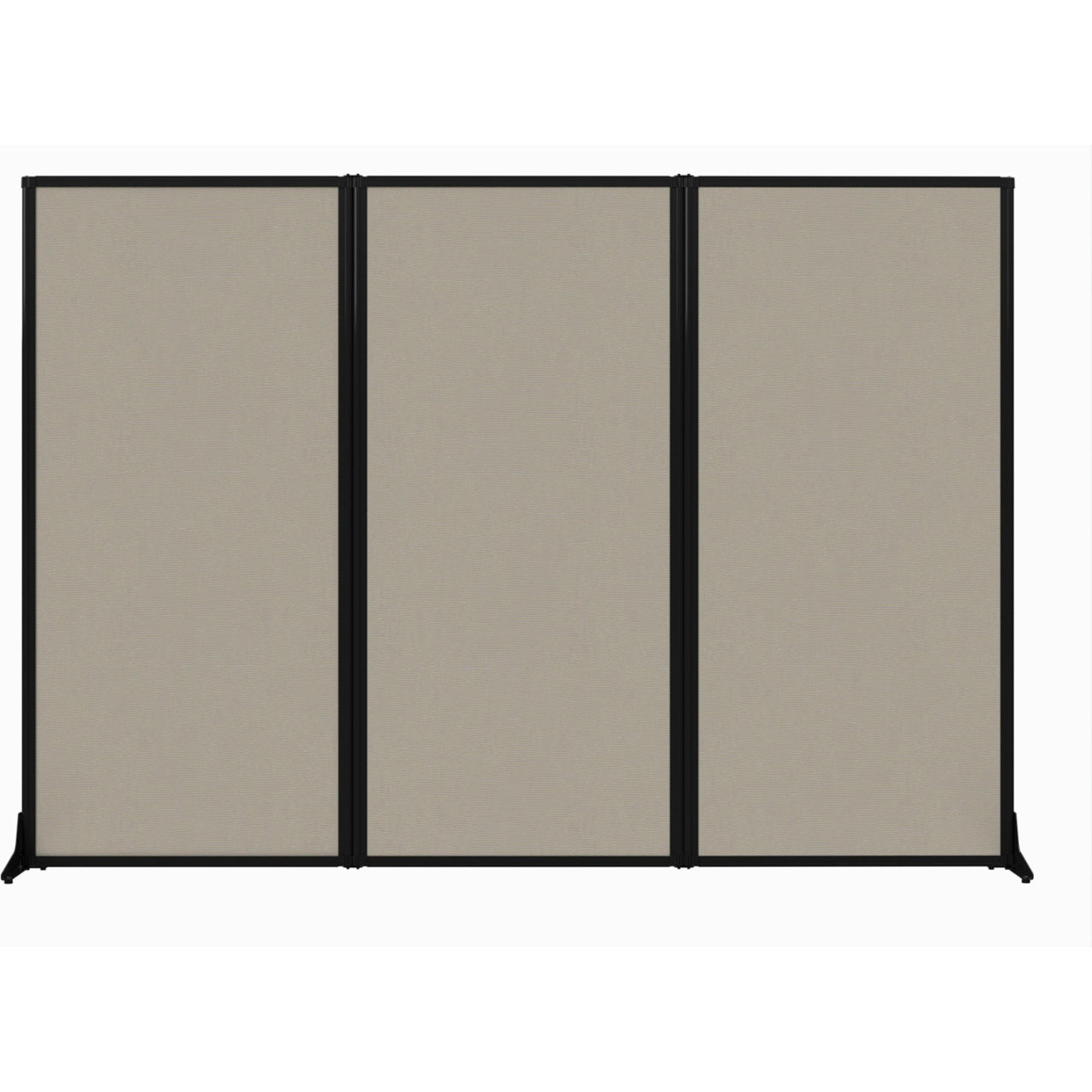 Versare Work Station Screen, 99"W x 70"H, Sand Fabric