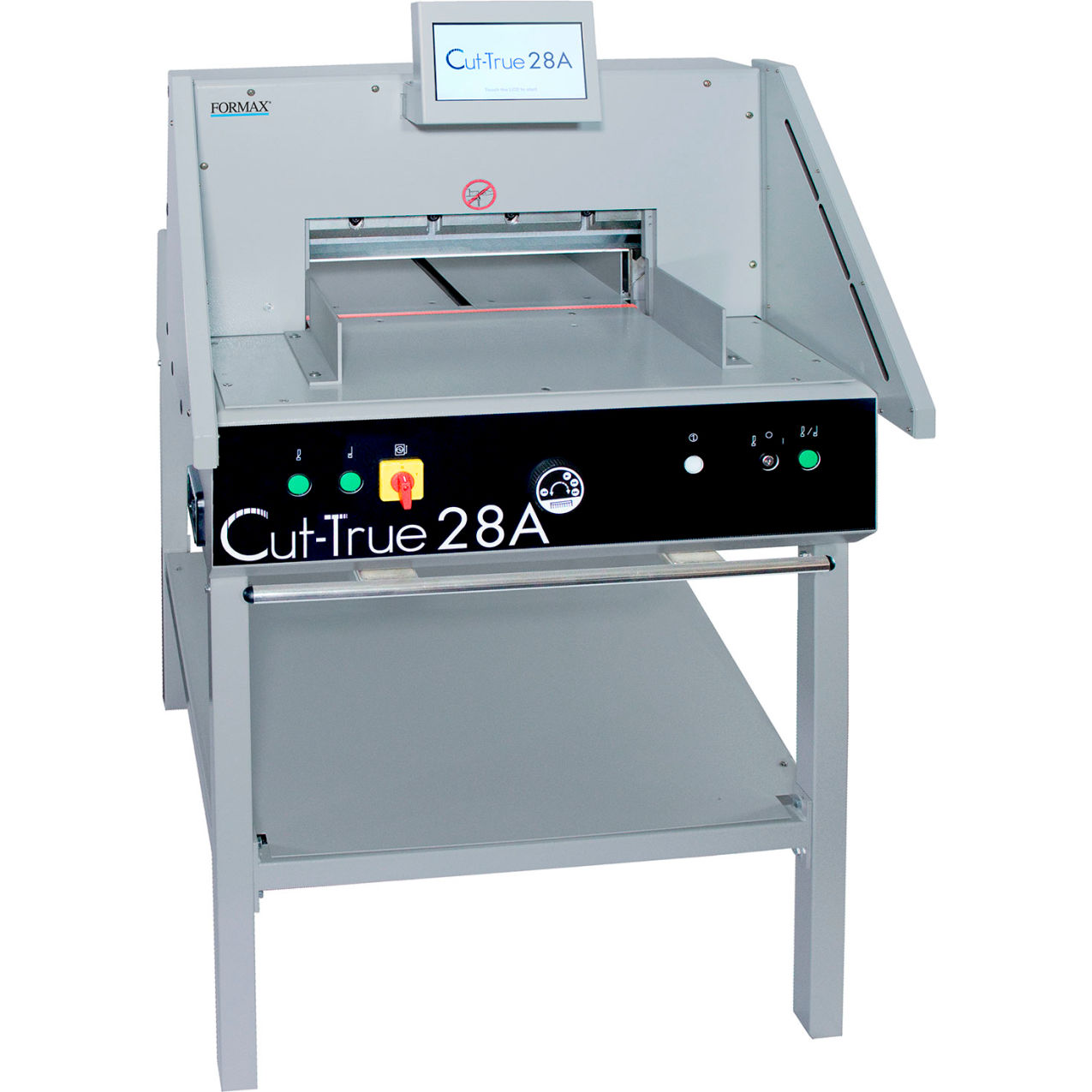 Cut-True 28A Automatic Guillotine Cutter 18-7/8" Cutting Length, 750 Sheet Cap., Gray