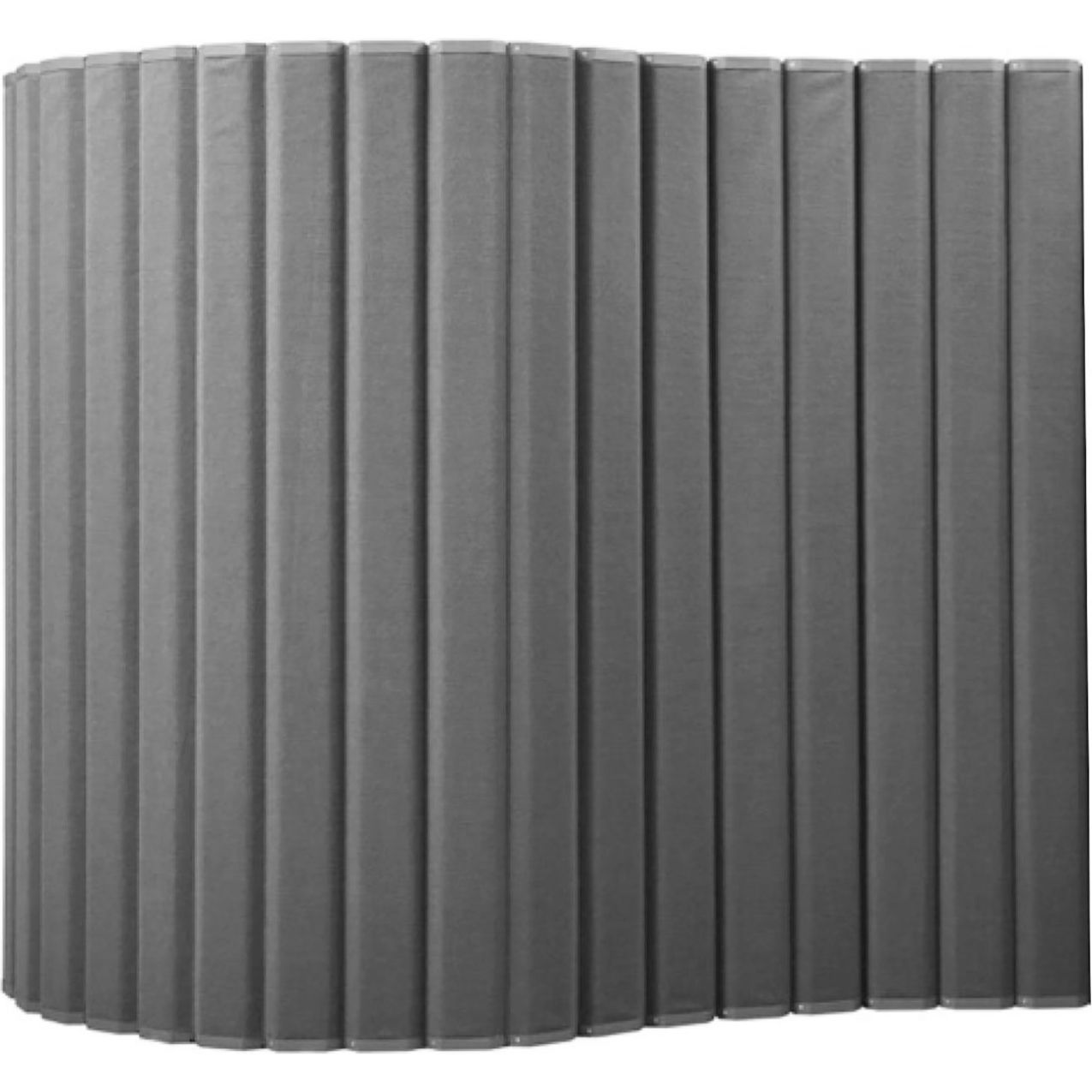 VersaPanel Acoustical Partition Wall with Foot Package, 6'6" x 8", Gray