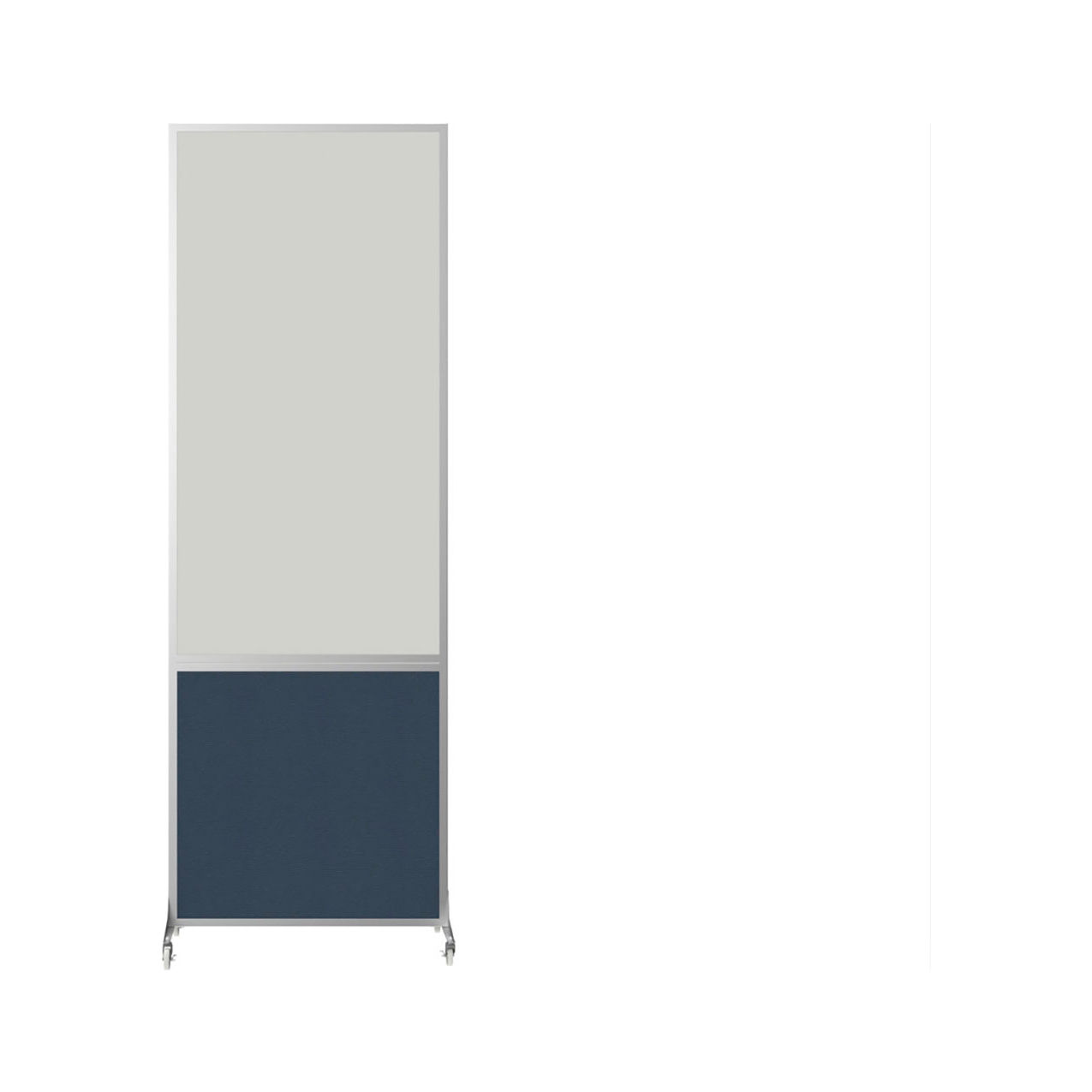 Versare DivideWrite Mobile Room Divider, Whiteboard, 6'H x 2'W, Ocean