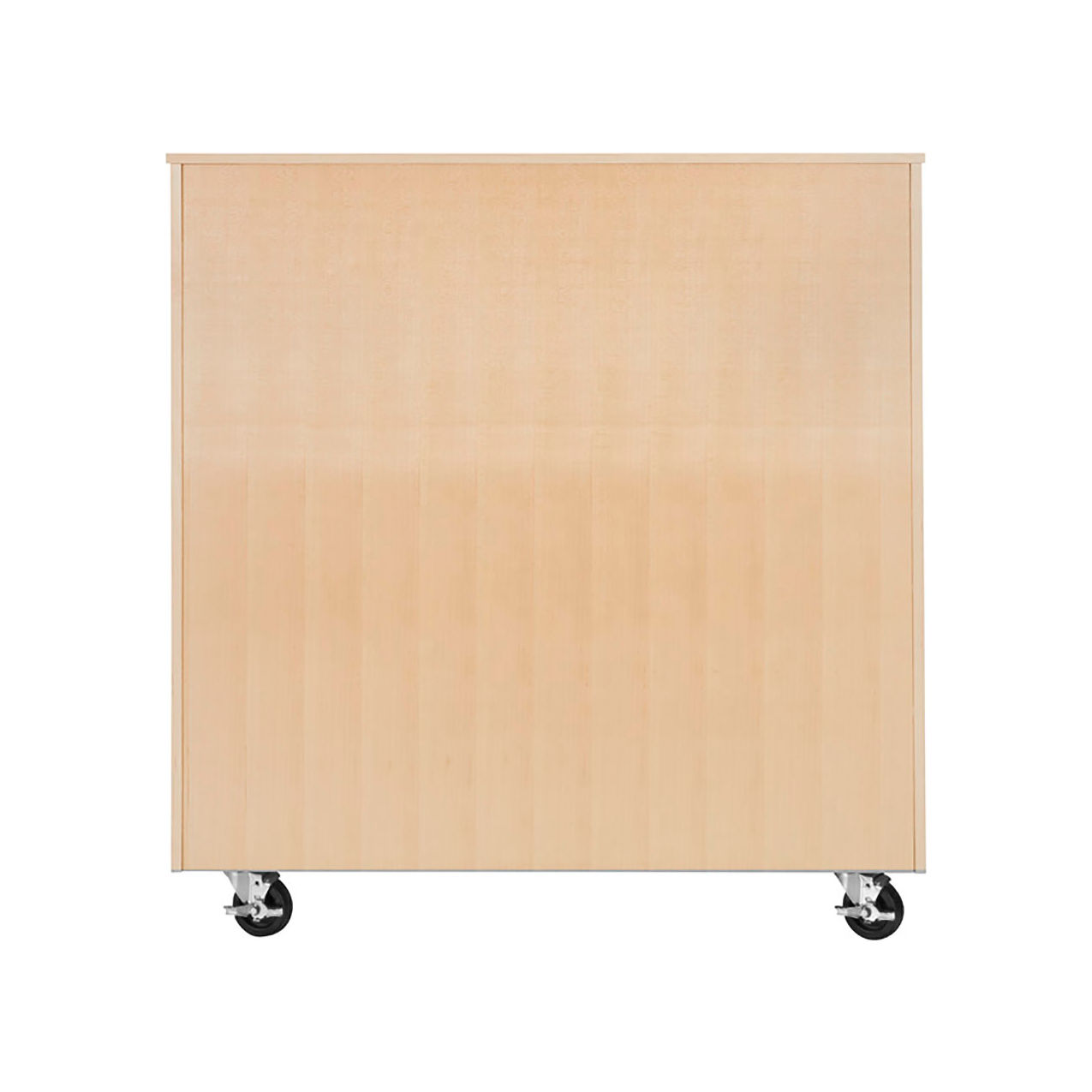 Access Mobile Tote Cabinet, 48"W x 22"D x 51"H, Maple