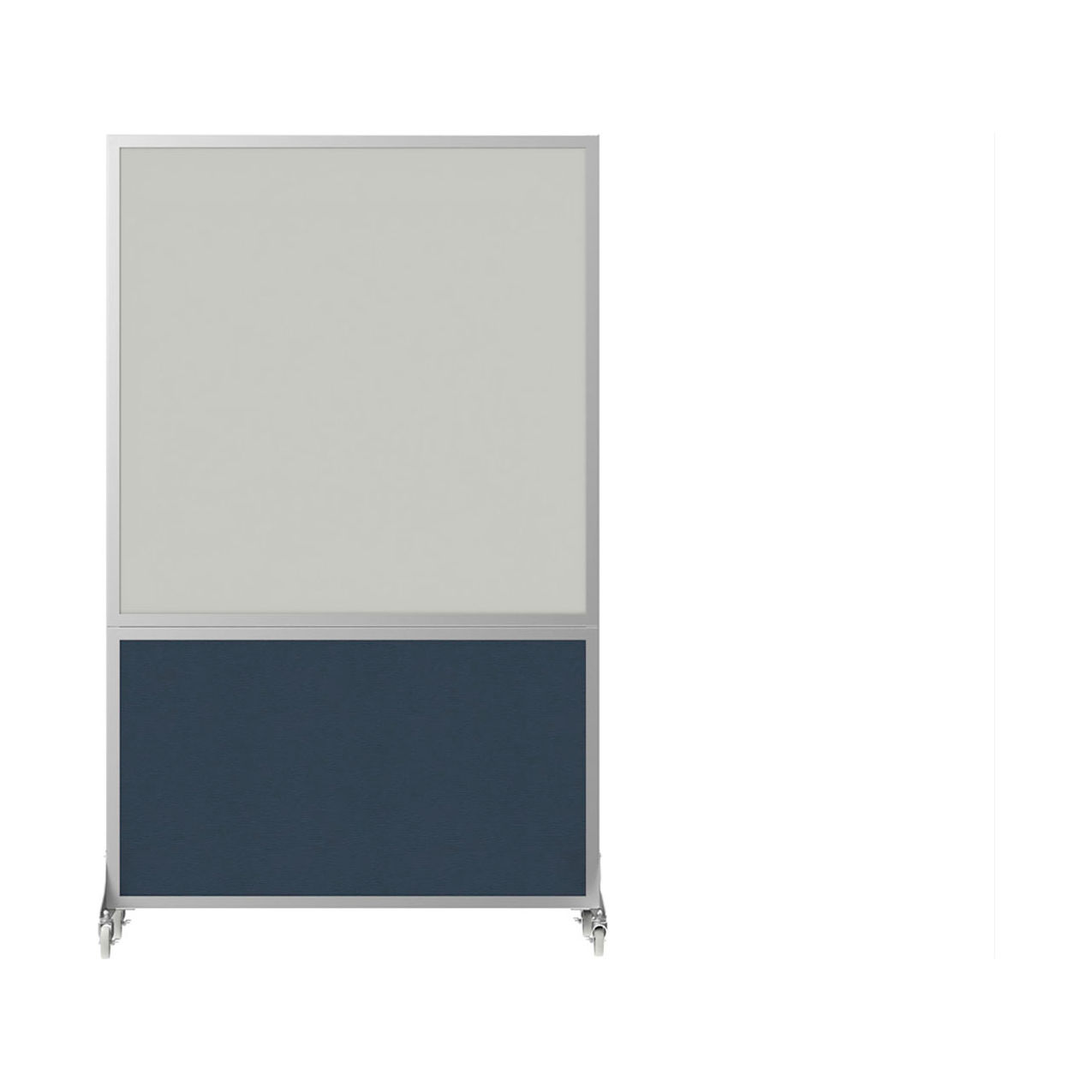 Versare DivideWrite Mobile Room Divider, Whiteboard, 6'H x 4'W, Ocean