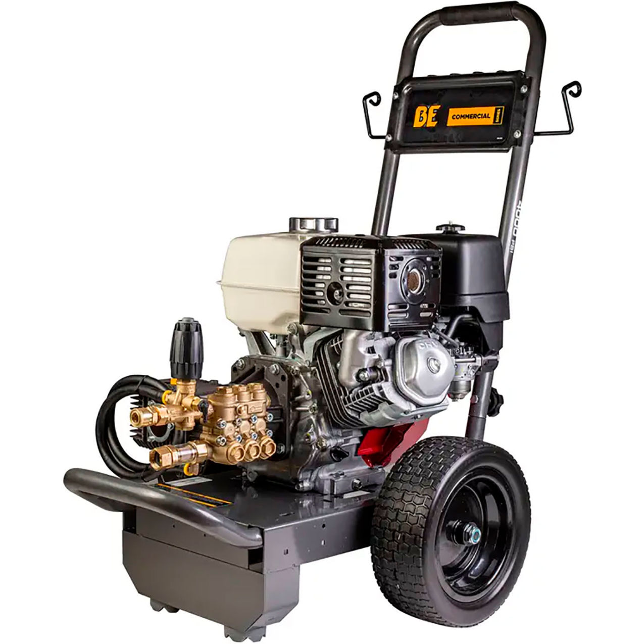 Power Gas Pressure Washer w/ Honda GX390 Engine, 3000 PSI, 5 GPM, 50' Hose