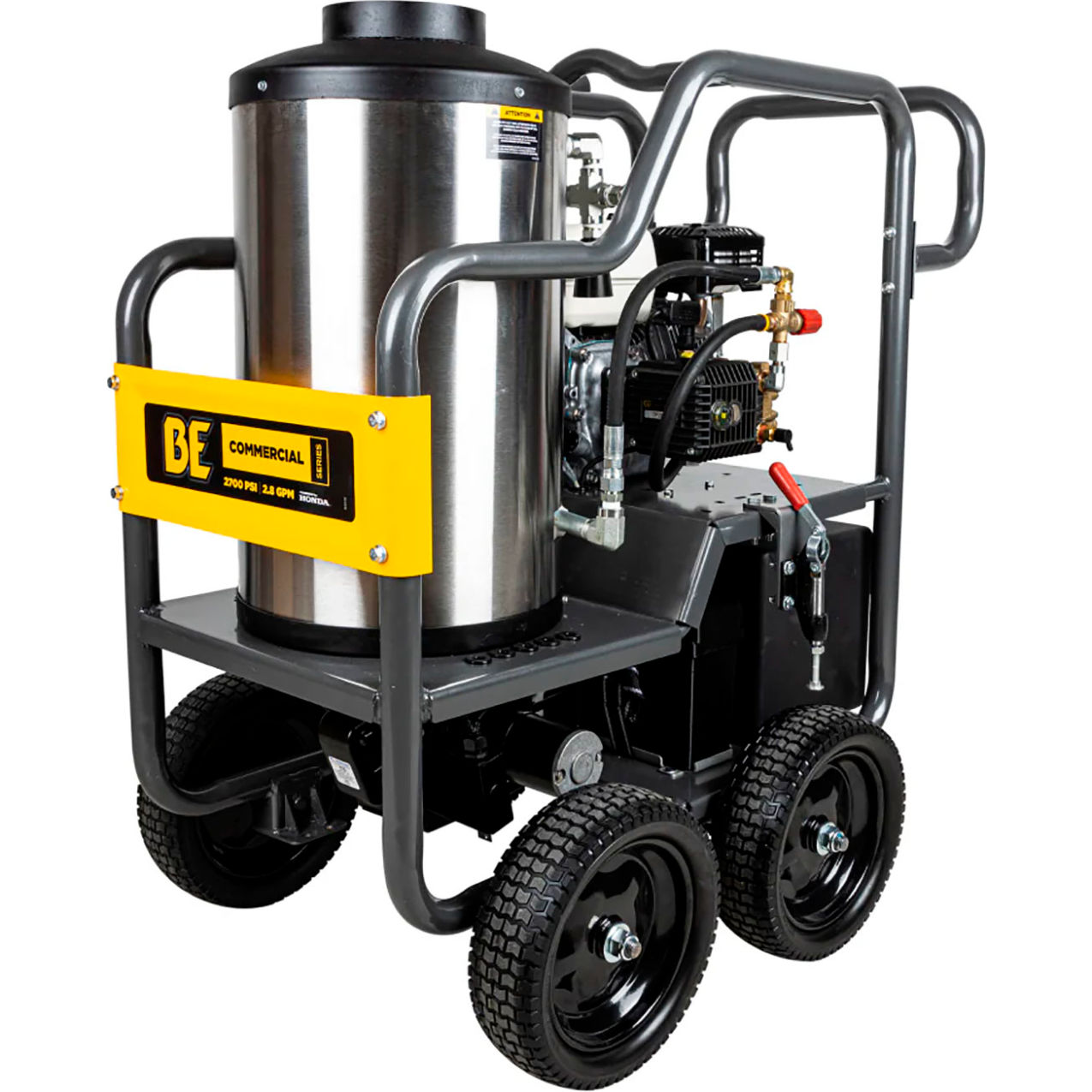 Hot Water Pressure Washer, Honda GX200, 3000 PSI, 3 GPM