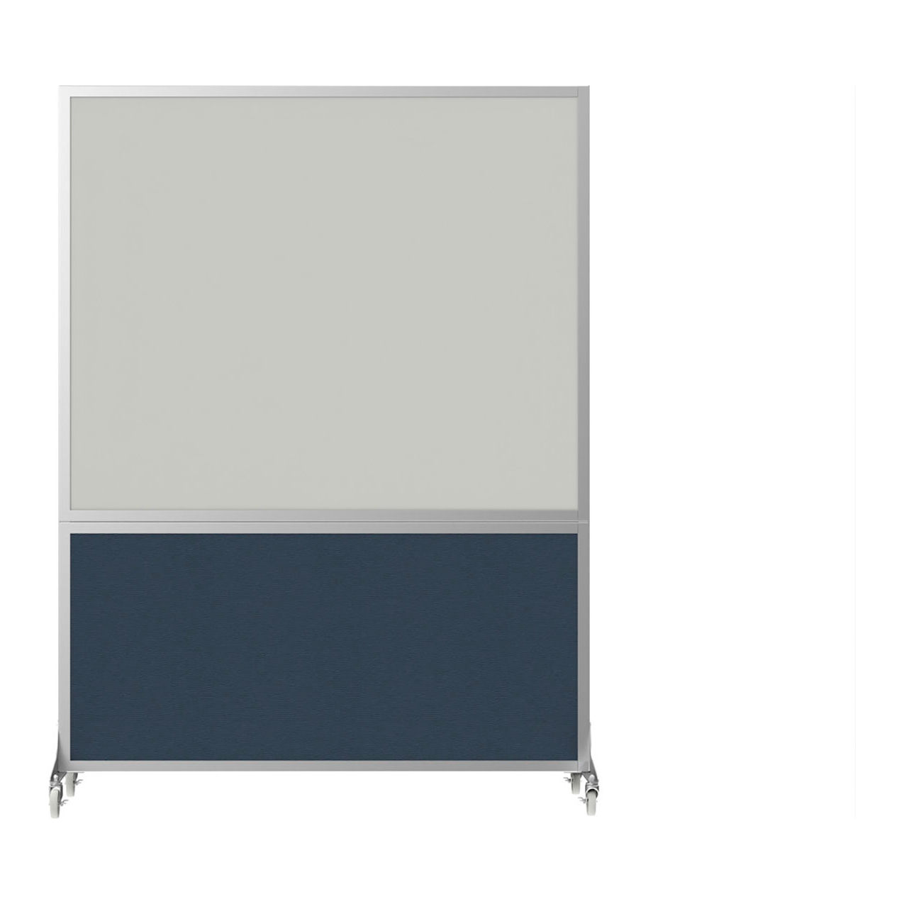 Versare DivideWrite Mobile Room Divider, Whiteboard, 6'H x 5'W, Ocean