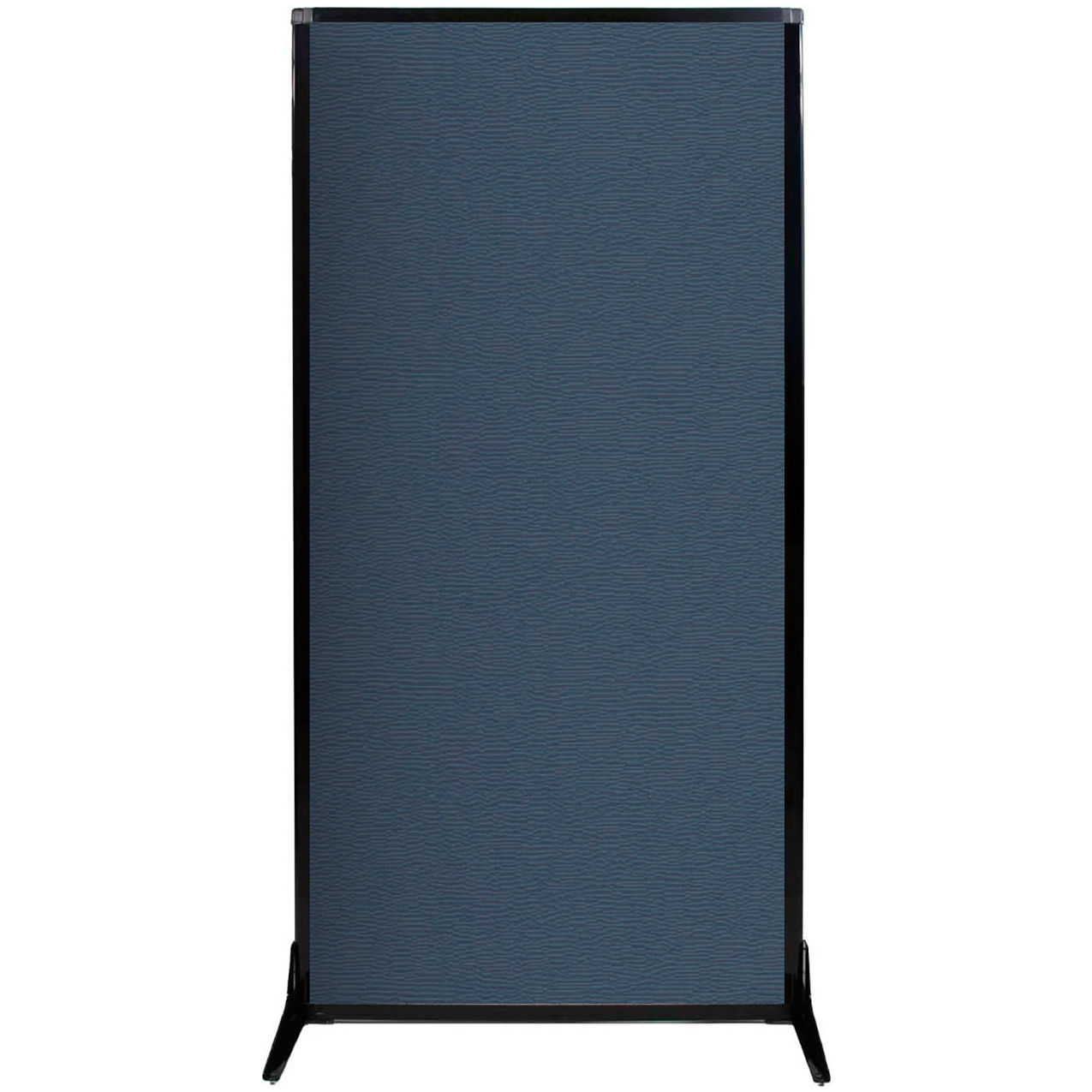 Work Station Screen, 33"W x 70"H, Ocean Fabric
