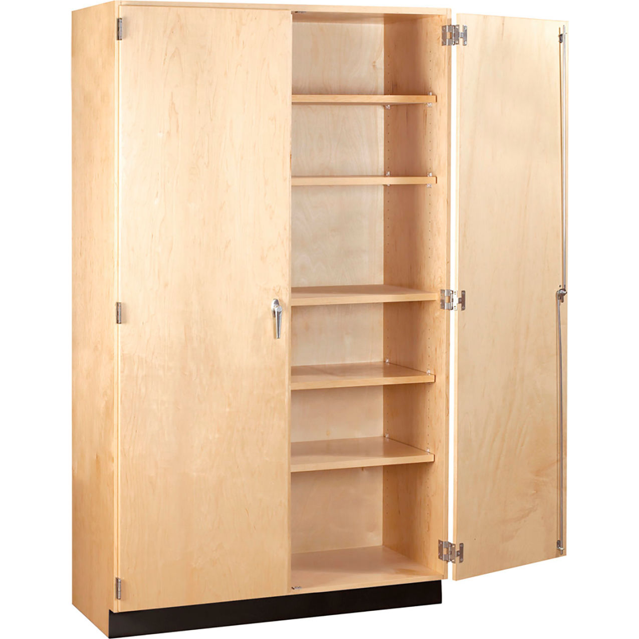 Access General Storage Cabinet, 48"W x 22"D x 84"H, Maple