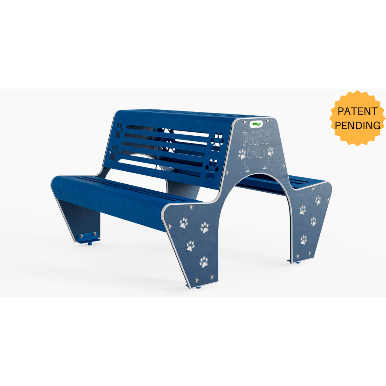 Pup Passage Bench, Surface Mount, Natural
