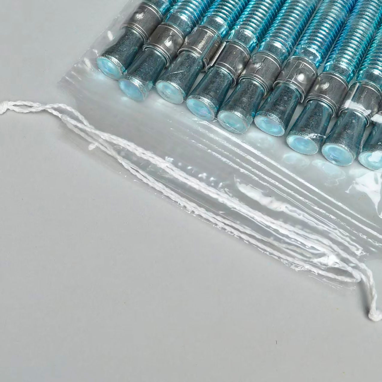 Pull Tite Drawstring Bags, 6"W x 10"L, 2 Mil, Clear, 1000/Pack