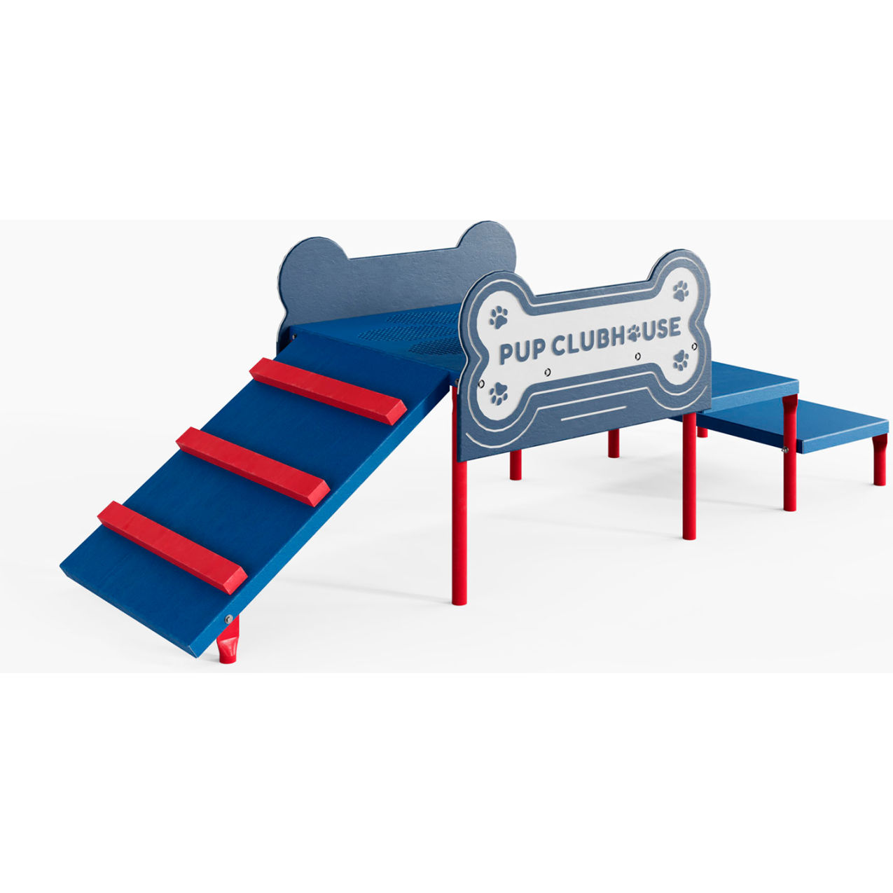 Mini Pup Clubhouse, Inground Mount, Natural